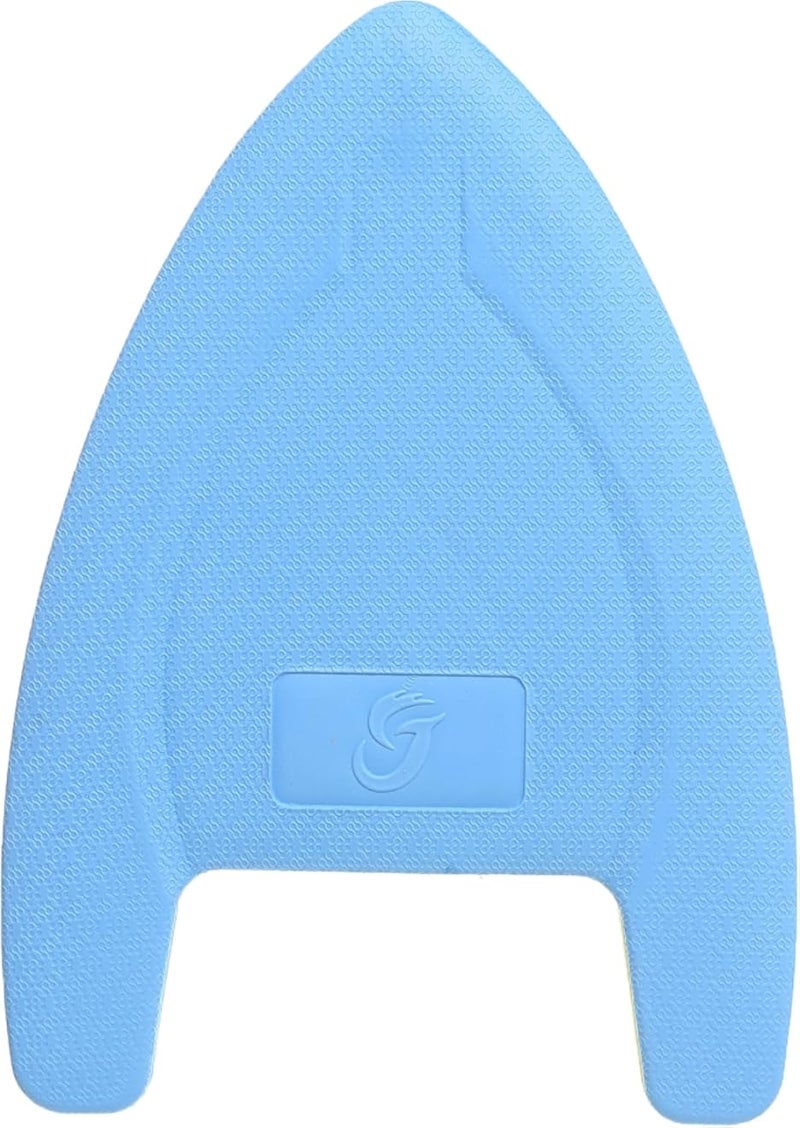MINSA Small 2-Sided Heart Swim Kickboard M227 Yellow/Blue for Kids