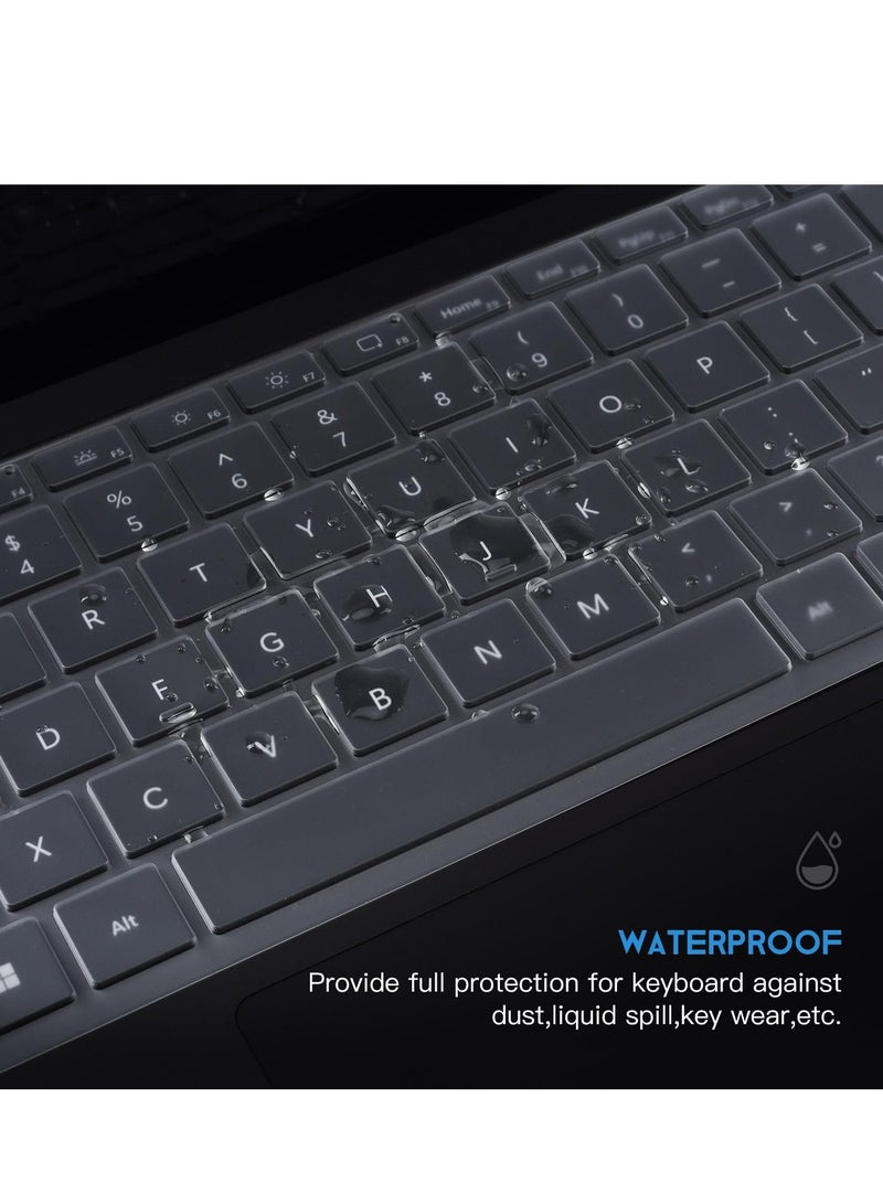 Keyboard Cover for 2024 Microsoft Surface Laptop 7(7th Edition Copilot+ PC) 13.8 /Surface Laptop 7 15 Inch Laptop, US English Layout Keyboard Cover Skin Protector -TPU - Image 4