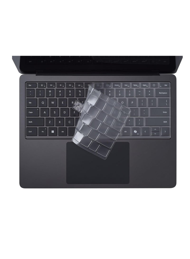 Keyboard Cover for 2024 Microsoft Surface Laptop 7(7th Edition Copilot+ PC) 13.8 /Surface Laptop 7 15 Inch Laptop, US English Layout Keyboard Cover Skin Protector -TPU - Image 5