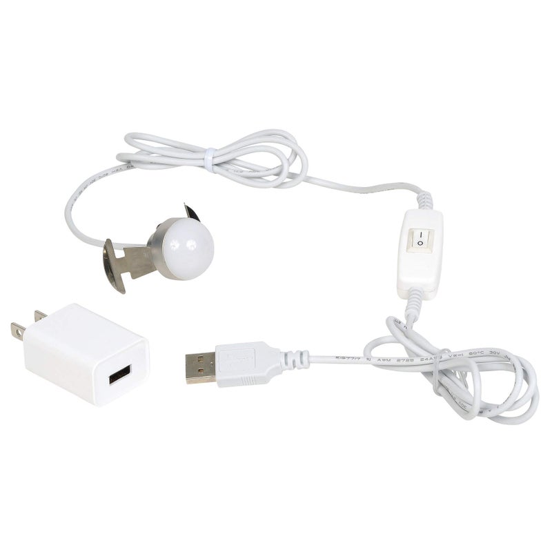 Department 56 Village Cross Product Accessories USB LED Single Cord Mini Light 6693 Inch Multicolor