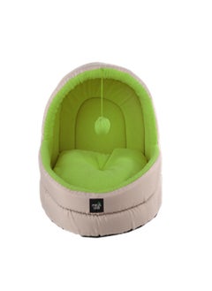 all for paws Hideaway Cat Cave - Meadow Green 