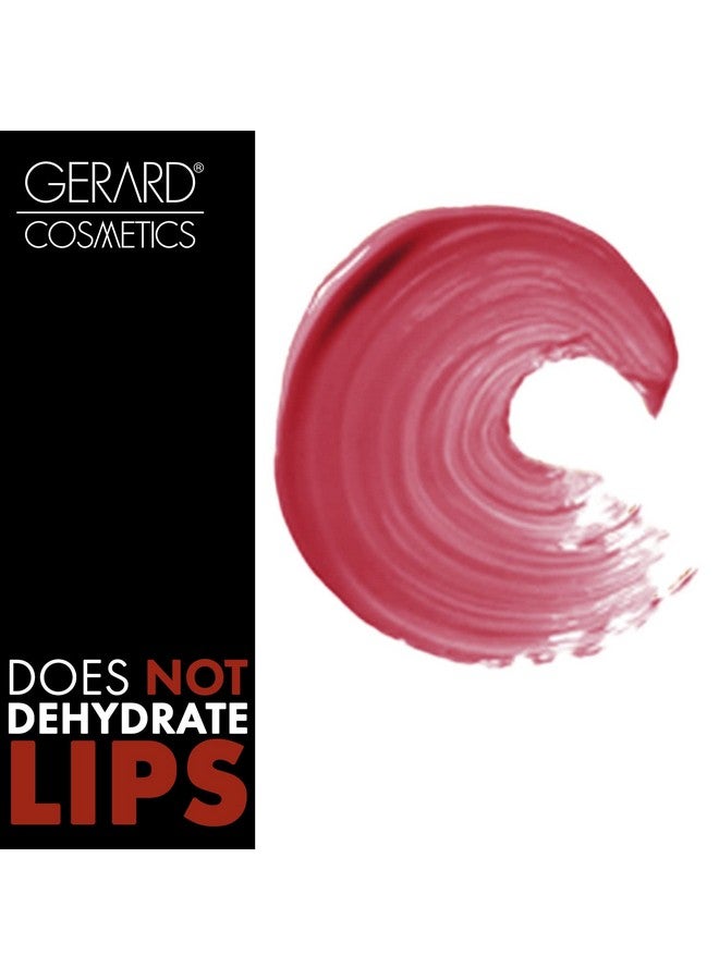 Gerard Cosmetics Color Your Smile Lip Gloss Rose Hill Super Pigmented Red Lip Gloss With Led Light And Mirror Shiny Finish Hydrating Liquid Lip Color Cruelty Free And Made In Usa - Image 3