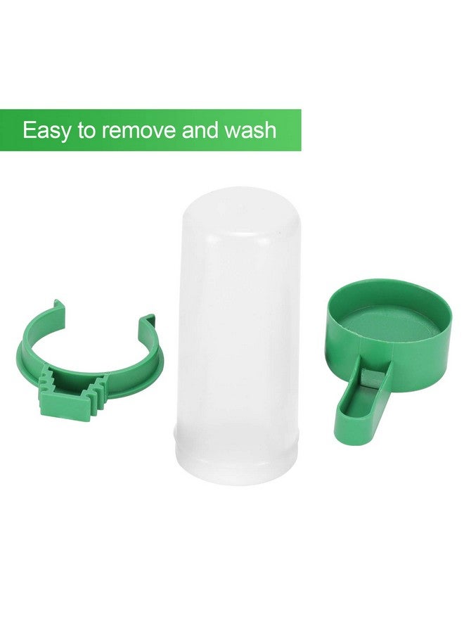 Lamoutor 4Pcs Bird Water Feeder Plastic Drinker Feeder Water Clip For Parrots Budgie Cockatiel Lovebirds - Image 1