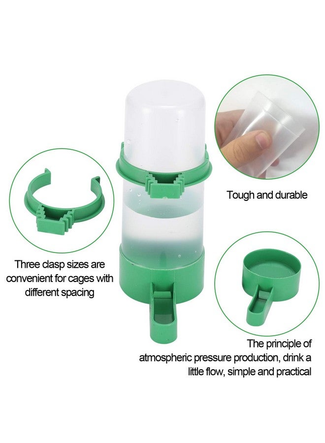 Lamoutor 4Pcs Bird Water Feeder Plastic Drinker Feeder Water Clip For Parrots Budgie Cockatiel Lovebirds - Image 3