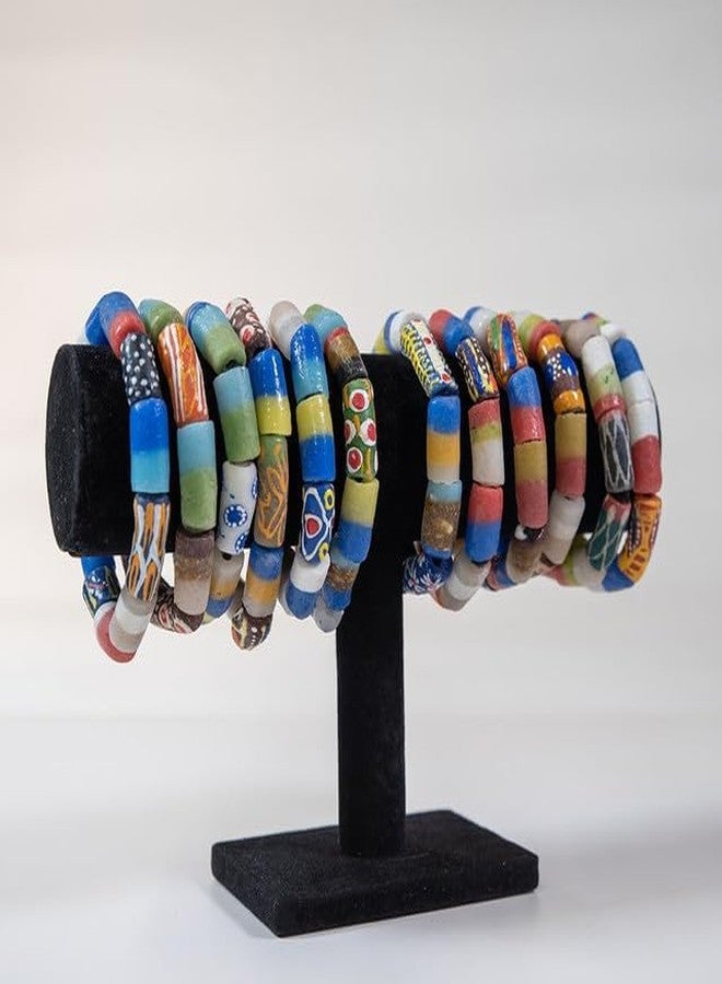 Omaqa Ghana Trade Bead Bracelet (Pack of 3) - Image 3
