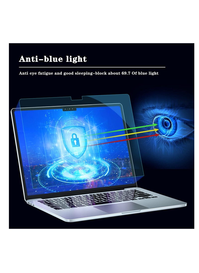 Generic 1Pack Macbook Air 13.6 inch M2/M3/M4 Screen Protector, Anti Blue Light Anti Glare Filter, Eye Protection Macbook Air Screen Protector for MacBook Air 13.6 inch M2 A2681/M3 A3113/M4 A3240,Matte PET  - Image 5