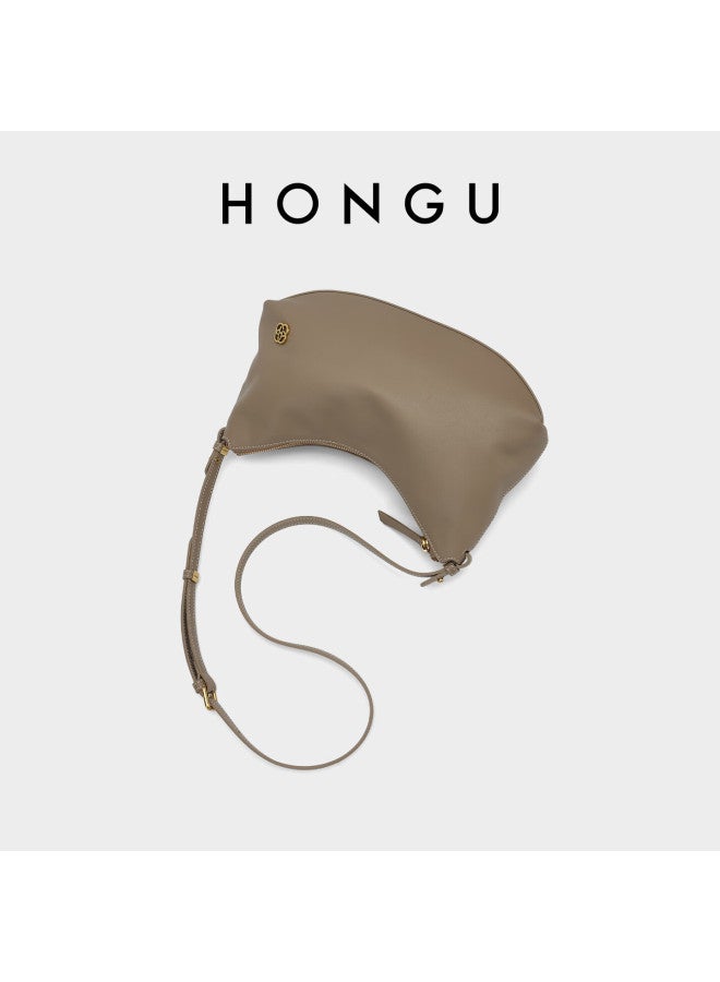 Hongu حقيبة كتف جلد هونغو الأصلية الأنيقة للنساء هدية عيد ميلاد - Image 3