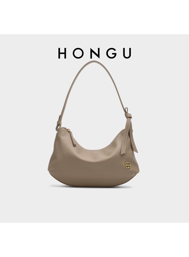 Hongu حقيبة كتف جلد هونغو الأصلية الأنيقة للنساء هدية عيد ميلاد - Image 2