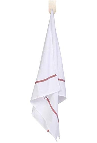 SF SHAKUMBHARI FAB منشفة صيفية بيضاء من قطن شاكومباري المصنوعة يدويًا (غامتشا) (عبوة من 4) - Image 5