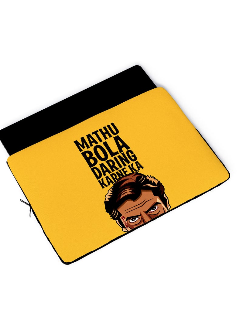 LOUD UNIVERSE Laptop Sleeve 13 inch Sacred Games Ganesh Gaitonde Netflix Mithu Bola Quote TV Series Tablet Sleeve - Image 4