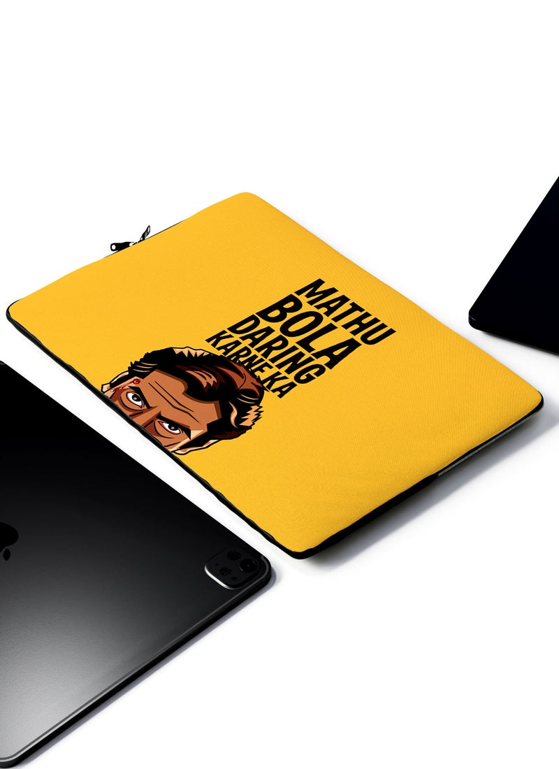 LOUD UNIVERSE Laptop Sleeve 13 inch Sacred Games Ganesh Gaitonde Netflix Mithu Bola Quote TV Series Tablet Sleeve - Image 2