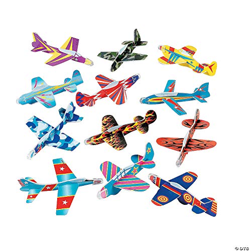 Fun Express Bulk Foam Airplane Glider Toys 72 Pieces Party Favors Halloween Easter giveaways - Image 5