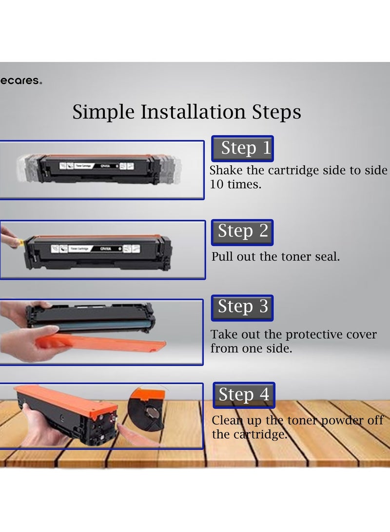 ECARES® 054 Compatible Toner Cartridge 054H for Canon MF641CW Color Image Class MF644Cdw MF642Cdw LBP622Cdw – (Black). - Image 4
