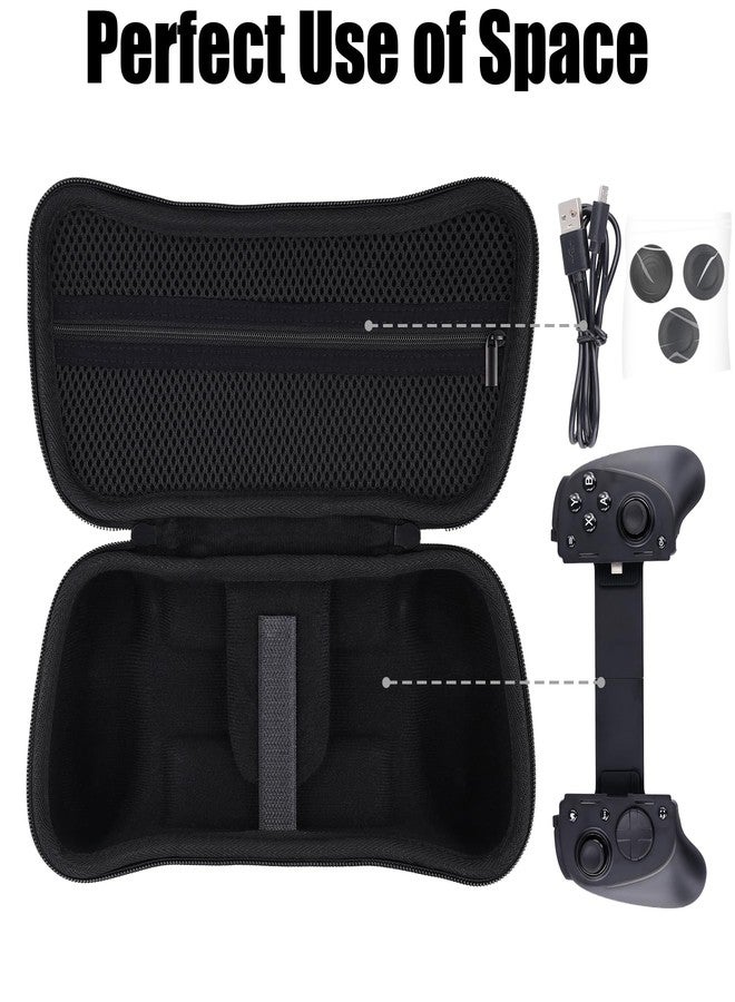 Aenllosi Hard Carrying Case for Razer Kishi V3 Pro/Kishi Ultra Gaming Controller, Razer Phone Controller Organizer, Black (Case Only) - Image 2