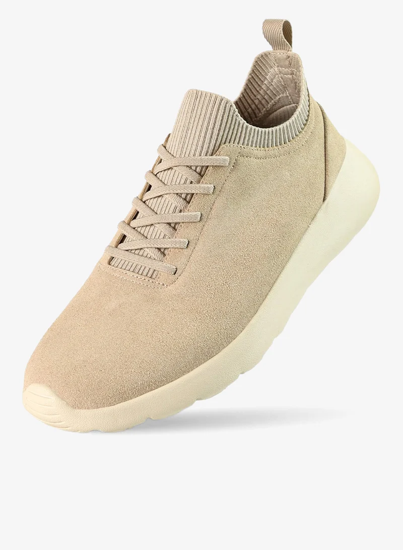 دوا زو لو حذاء رياضي كلاسيكي من جلد الغزال