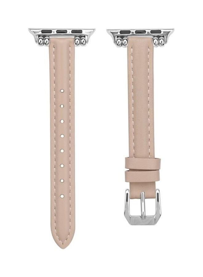 NIBEMINENT Replacement Watchband For Apple Watch Series 7/6/5/4/3/2/1/SE 42/44/45mm Pink - Image 2