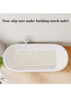 Garlo Non-Slip Bathtub Mat Soft Rubber Bathroom Bathmat with Strong Suction Cups  - Image 2
