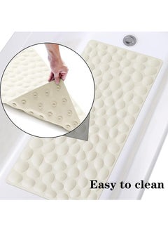 Garlo Non-Slip Bathtub Mat Soft Rubber Bathroom Bathmat with Strong Suction Cups  - Image 4