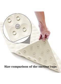 Garlo Non-Slip Bathtub Mat Soft Rubber Bathroom Bathmat with Strong Suction Cups  - Image 5