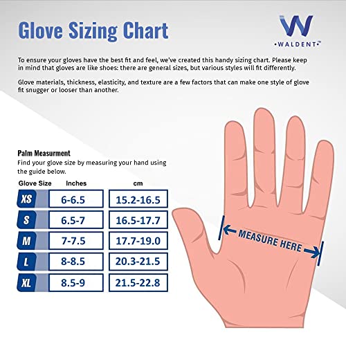 WALDENT Latex Premium Examination Gloves (80 pieces) Latex Disposable Gloves Medical Grade, Surgical Hand Gloves, | (Medium) | Ideal for General and Healthcare Use - Pack of 1 - Image 5