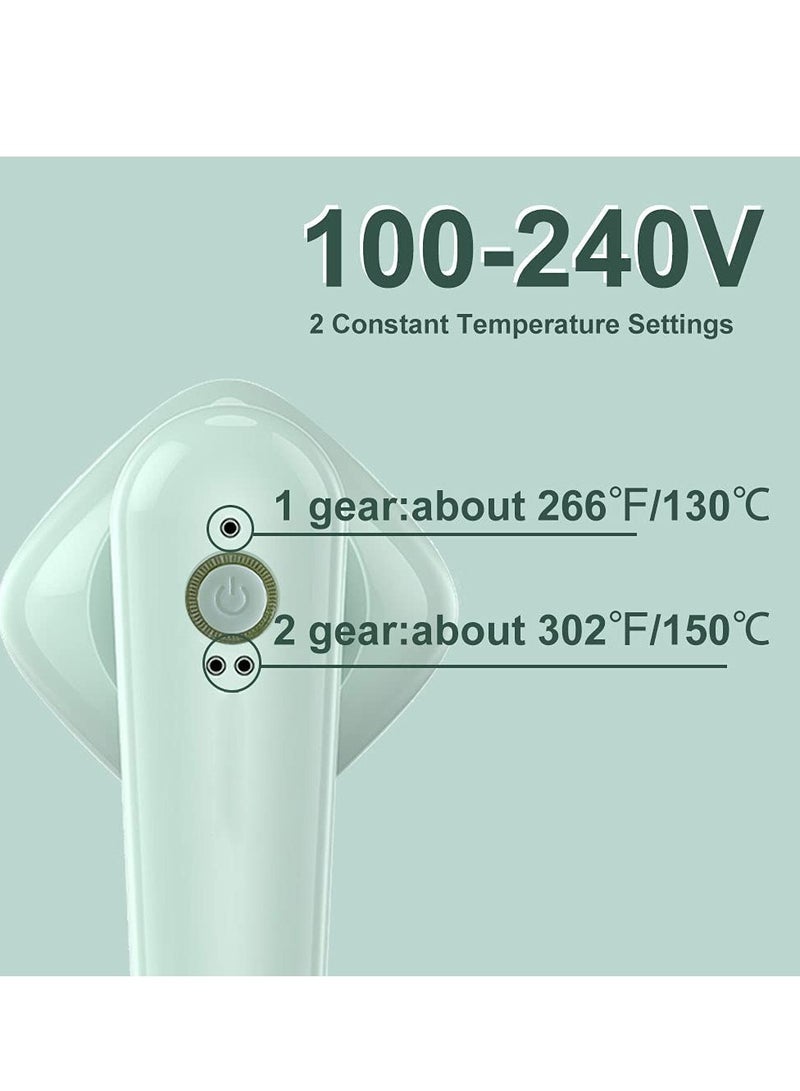 مكواة مصغرة احترافية للملابس 100-240 فولت 32 واط مكواة سفر محمولة كي الملابس جهاز ضغط حراري لكي الملابس مع سطح خزفي غير لاصق مكواة صغيرة لكي الملابس في المنزل والسفر - Image 2