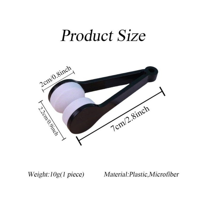 5 Pcs Mini Sun Glasses Eyeglass Microfiber Spectacles Cleaner Soft Brush Cleaning Tool Mini Microfiber Glasses Eyeglasses Cleaner Cleaning Clip Random Color - Image 2