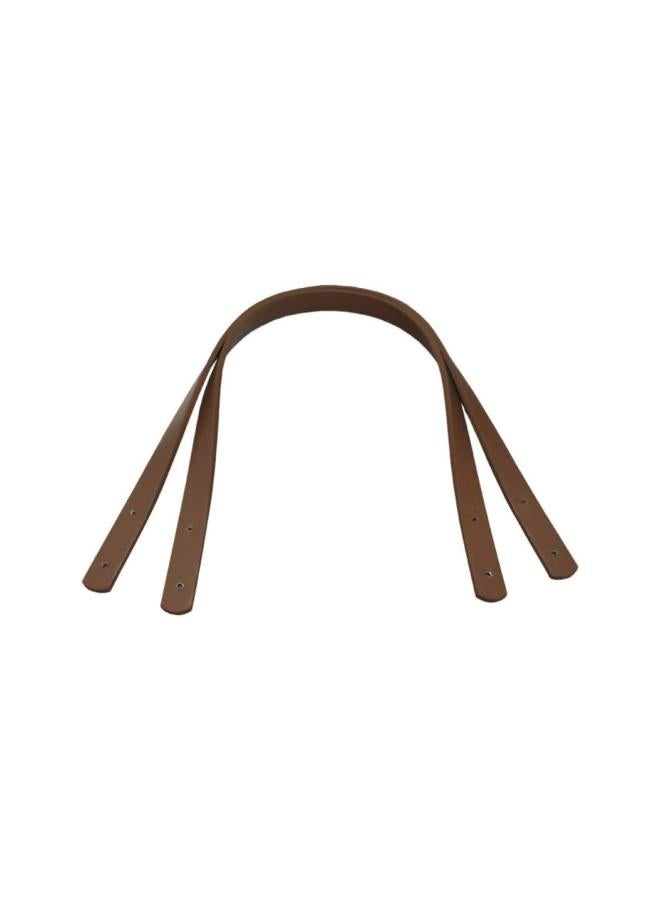 klarako 2pcs PU Leather Purse Handles Totebag Straps Replacement Handbag Handle for DIY Handbag Purse Making Accessories (Red Brown)60cm  - Image 1