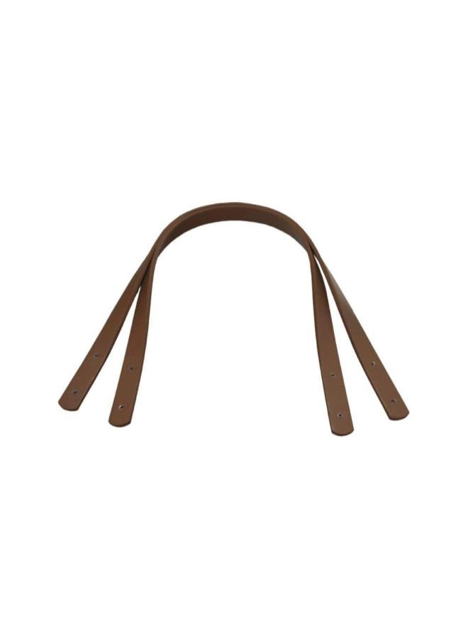 klarako 2pcs PU Leather Purse Handles Totebag Straps Replacement Handbag Handle for DIY Handbag Purse Making Accessories (Red Brown)60cm  - Image 2