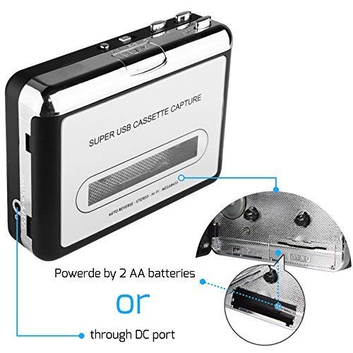 Etzin MP3 Cassette Capture MP3 USB Cassette Capture Tape PC USB Cassette MP3 Converter Cassette-to-MP3 Capture Ezcap-218-EPL-148CA - Image 5