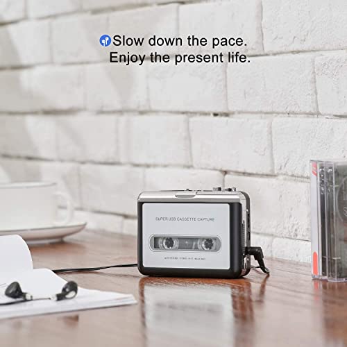 Etzin MP3 Cassette Capture MP3 USB Cassette Capture Tape PC USB Cassette MP3 Converter Cassette-to-MP3 Capture Ezcap-218-EPL-148CA - Image 3