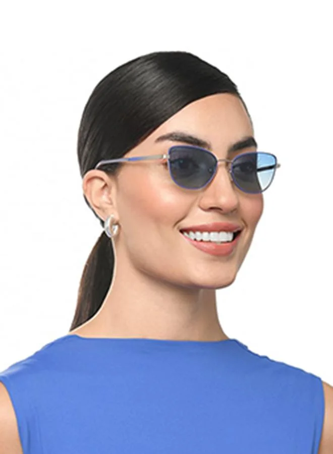 VINCENT CHASE Women's Full Rim Cat Eye Future Classics Branded Latest And Stylish Sunglasses Polarized And 100% UV Protected Women Small VC S16552
