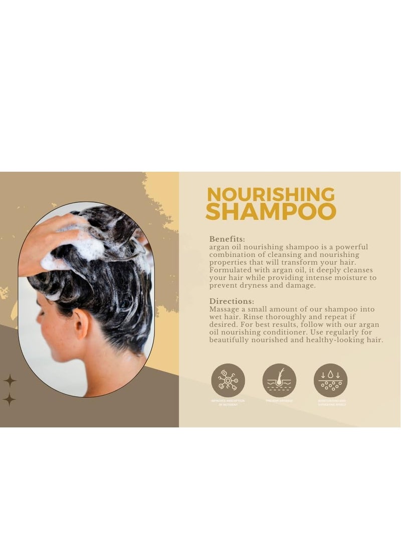 أرغان ديلوكس شامبو مغذي بزيت الأرغان من أرغان دي لوكس، تأثير مهدئ ومنعش، 300 مل - Image 4