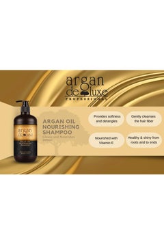 argan de luxe Argan De Luxe Argan Oil Nourishing Shampoo Soothing and Refreshing Effect 300ml  - Image 3