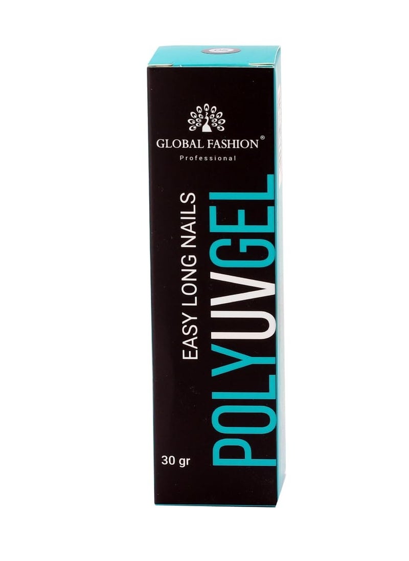GLOBAL FASHION - Global Fashion Poly UV Gel: Long-Lasting, Durable, and Easy-to-Use Nail Enhancements | (10) - Image 1
