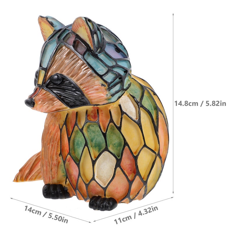 Animal Table Lamp Shaped Table Lamp Stained Decorative Lamp Night Light Decor - Image 2