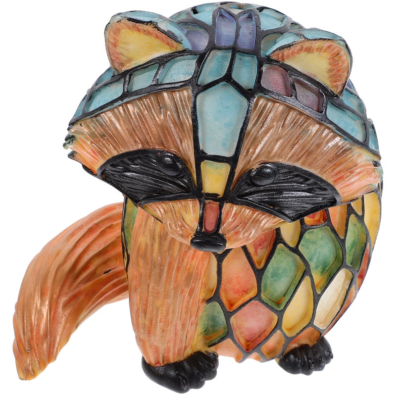 Animal Table Lamp Shaped Table Lamp Stained Decorative Lamp Night Light Decor - Image 1