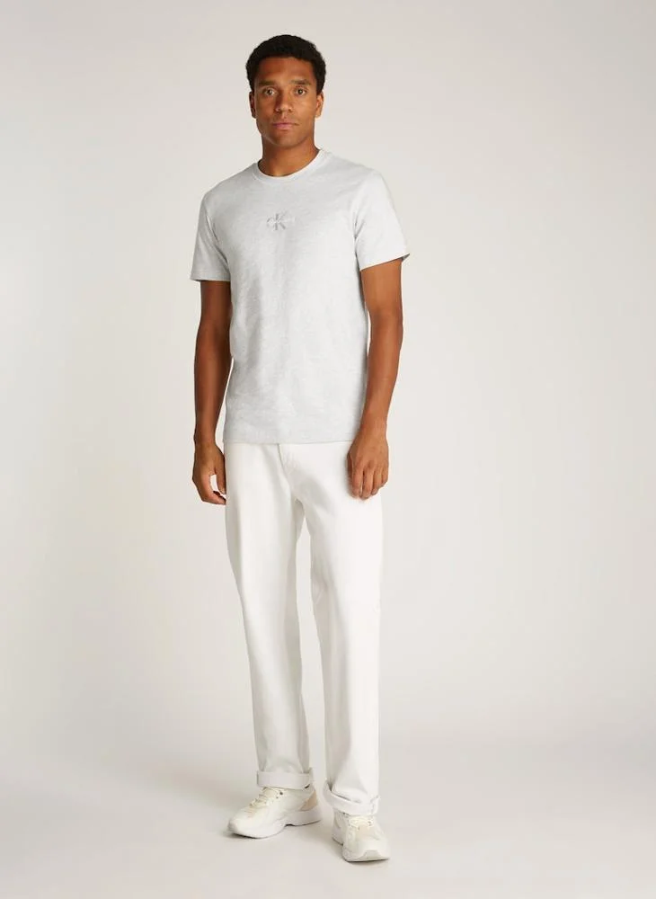 كالفن كلاين جينز Logo Print Crew Neck T-Shirt
