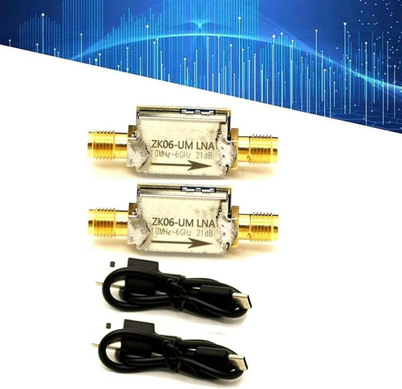 ZK06 UM Series Low Noise Amplifier 21dB High Gain Preamplifier Module 2 Sets - Image 5