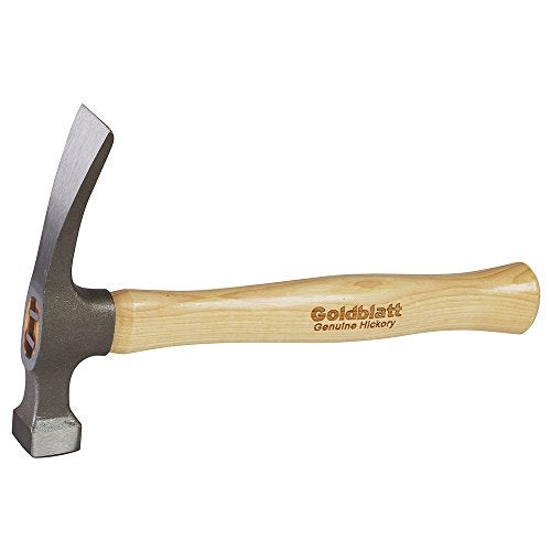 Goldblatt - G06993 GOLDBLATT Brick Hammer, 20 Oz Bricklayers Masonry Hammer, 12-Inch Hickory Wood Handle - Image 1