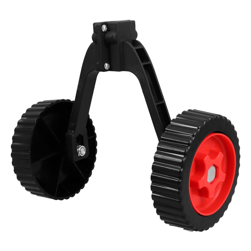 Replacement Wheels For Lawn Mower And String Trimmer Garden Weeder Accessory Black Red - Image 2