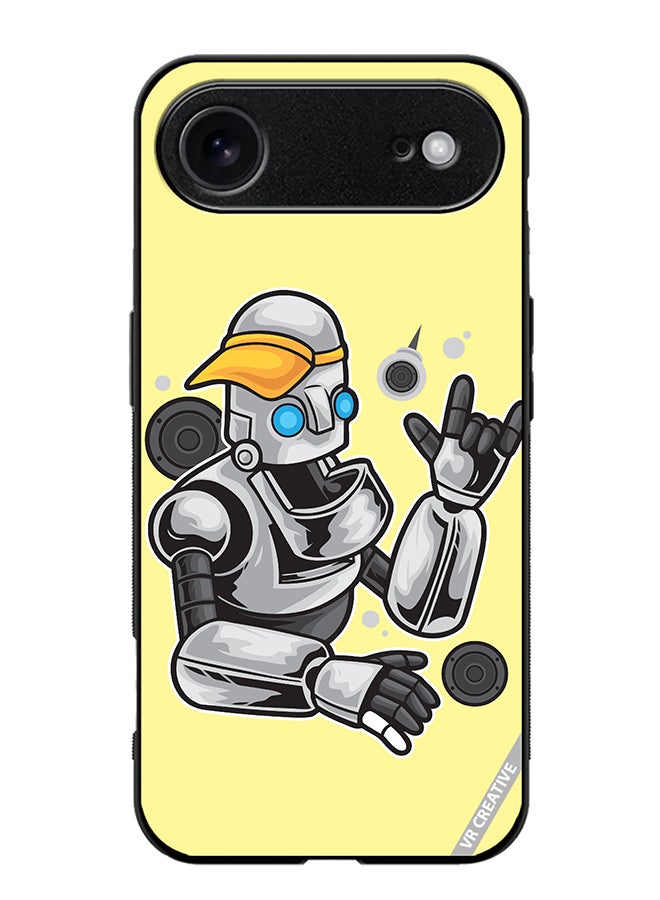 Protective Case Cover For Apple iPhone 17 Air Cool Robot Design Multicolour