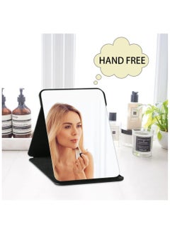 Folding Tabletop Mirror, Portable Travel Folding Mirror, PU Leather Makeup Mirror, Free Standing Vanity Mirrors, Desktop Vanity Mirror, for Office Desk,Vanity Table, Travel, Camping (6x8 Inches) - pzsku/ZA3B85193DD4FD29DAA61Z/45/_/1725528376/64cd88e6-8595-4075-af84-b2d96e386fca