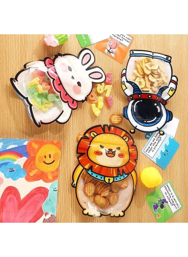 Chocozone Plastic Pack Of 50 Animal Theme Guddy Bags Party Favor Bags Cookie Bags Birthday Party Return Gift Bags Goody Bags For Return Gifts For Kids(16 * 20Cm) (50 Animals), Multicolor - Image 4
