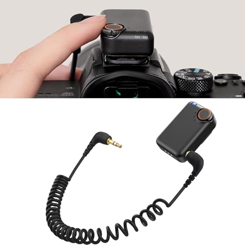 weishan 2-Pack 3.5mm Microphone Cable Compatible with DJI Mic Mini & Hollyland Lark M2S Wireless Microphone Receiver, Coiled Dual 3.5mm TRS Patch Cable Audio Mic Cord for DSLR Cameras - Image 4