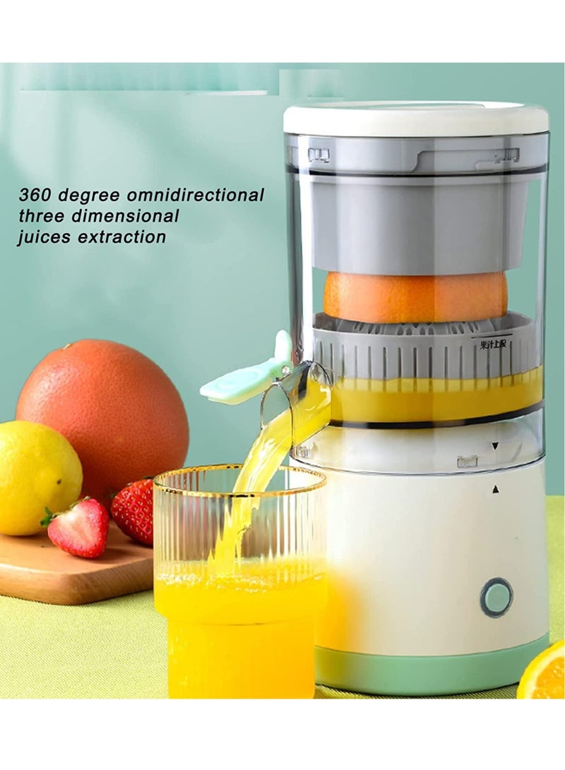 Electric Citrus Juicer, Hands-Free Portable USB Charging Powerful Electric Juicer Cordless Fruit Juicer, Multi functional 1-Button Easy Press Lemon Orange Squeezer Machine for Kitchen - Image 2