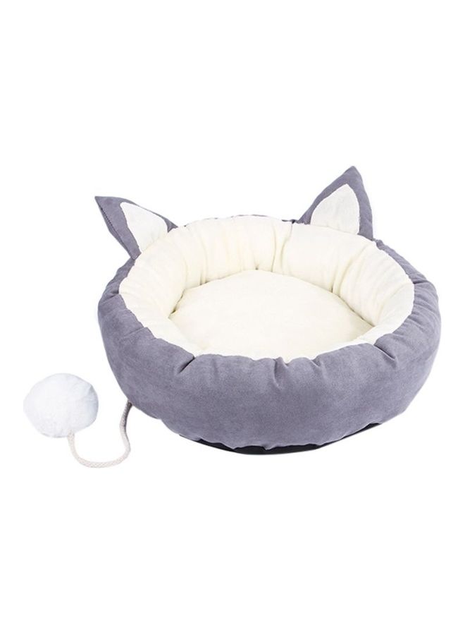 إسكدنيا سرير للحيوانات الأليفة رمادي 30سم