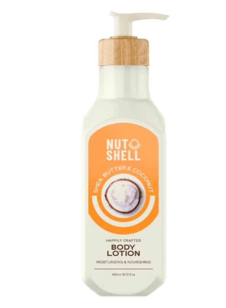 NUTSHELL Shea Butter & Coconut Body Lotion - 465 ml - Image 2