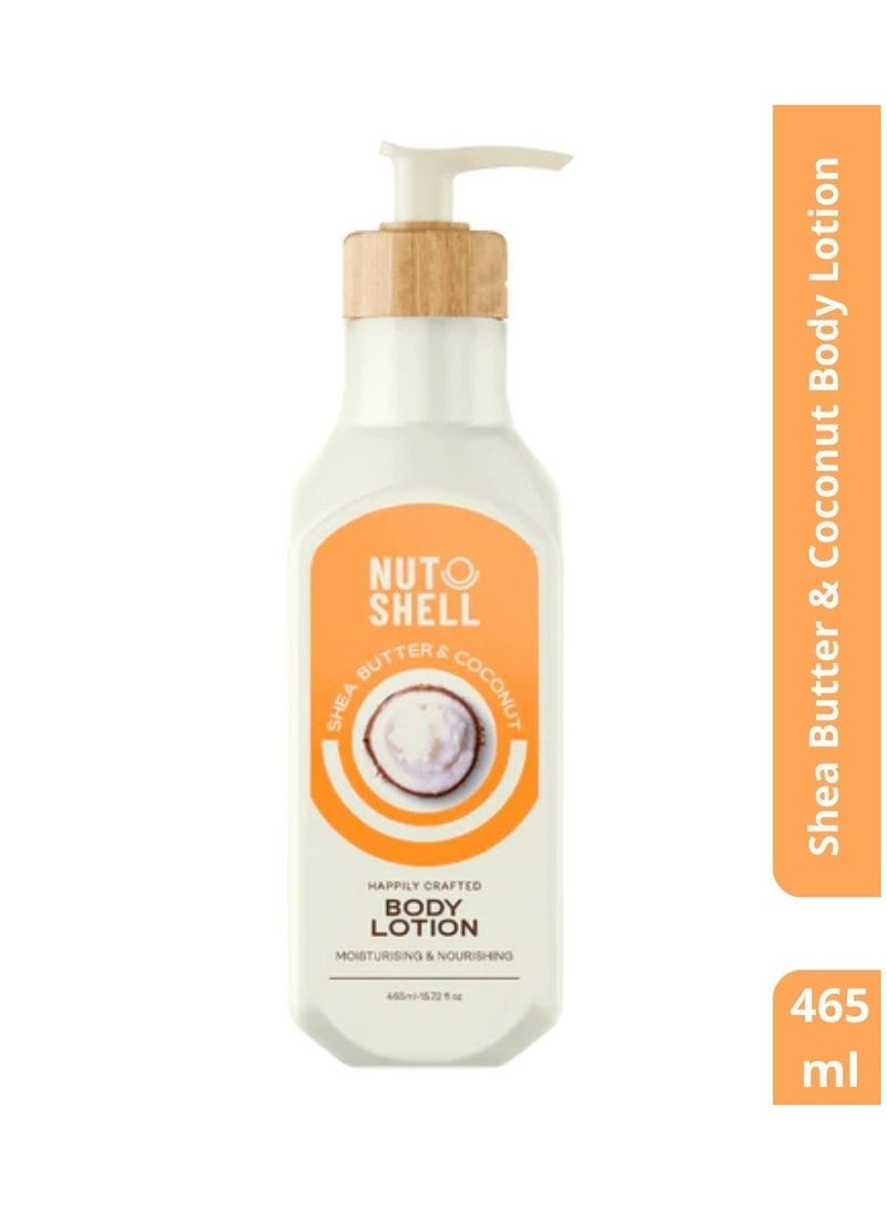 NUTSHELL Shea Butter & Coconut Body Lotion - 465 ml - Image 1