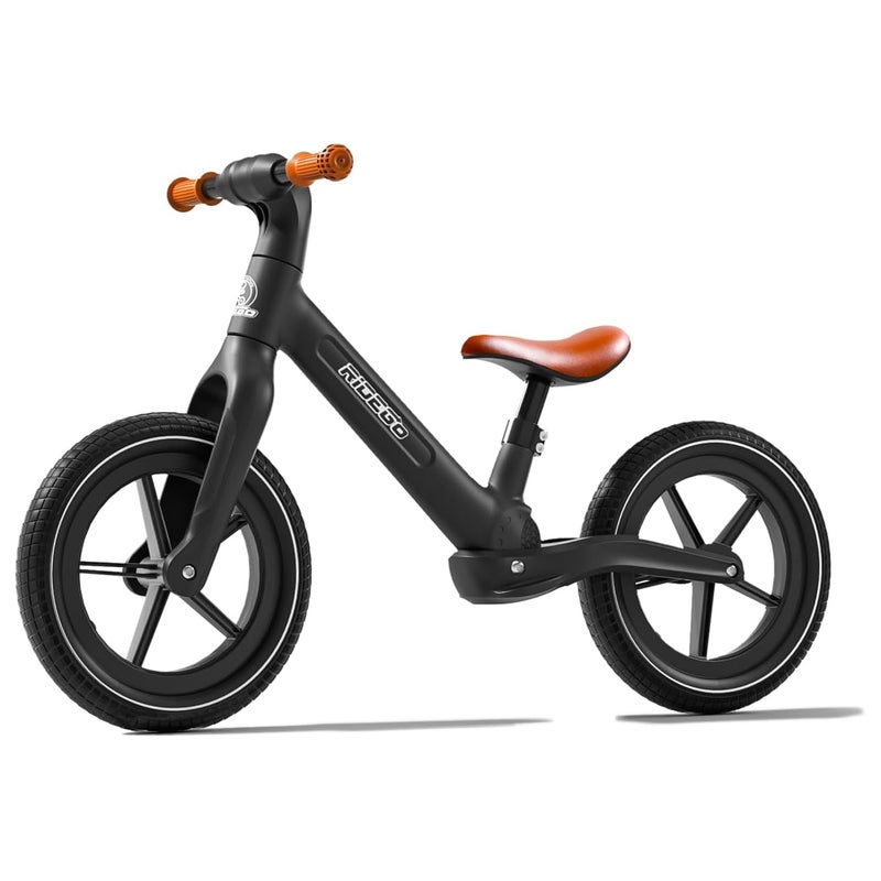 Ridego 14 Inch Balance Bike for Kids 3-6 Years, Lightweight Toddler Bike with Air Rubber Tires, Adjustable Seat, Durable Push Bicycle Gift for Boys & Girls - Image 1