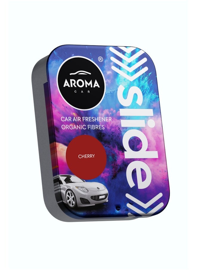 Aroma ORGANIC SLIDE Car Air Freshener Cherry 